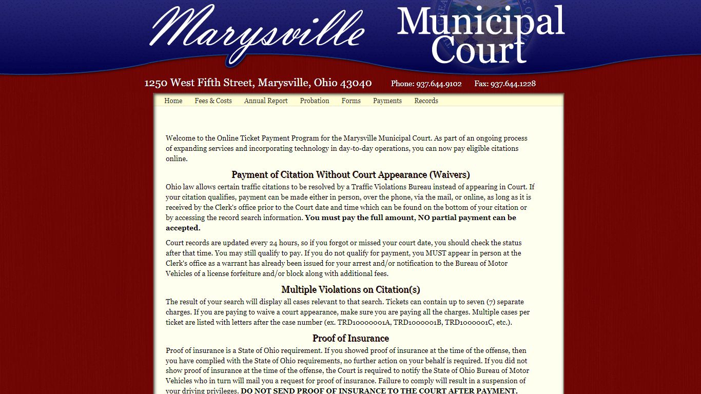 Marysville Municipal Court - step_main