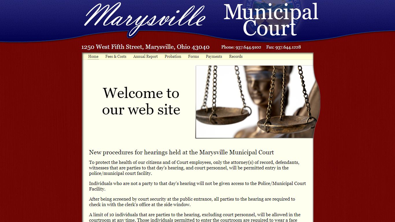 Home - Marysville Municipal Court